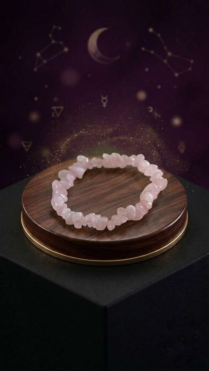 Bracelet quartz rose