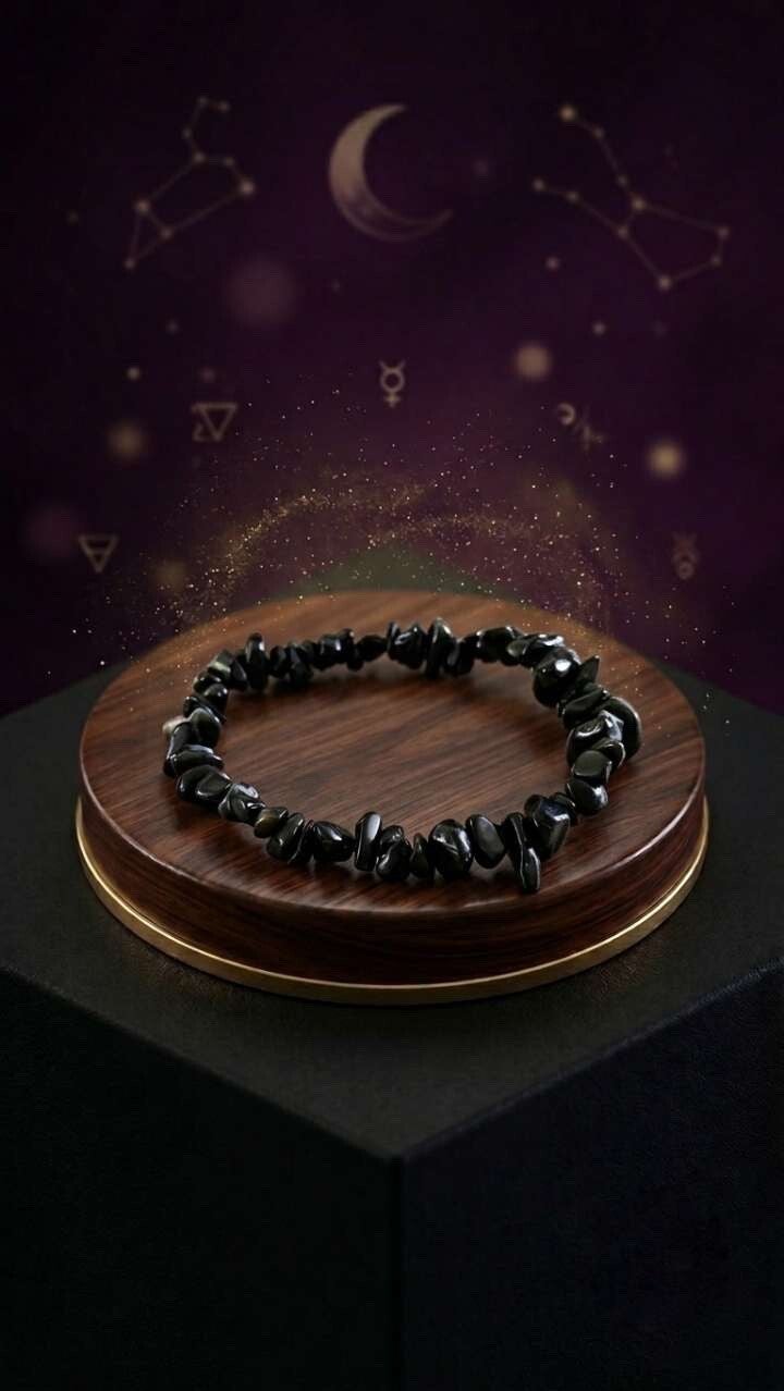 Bracelet obsidienne