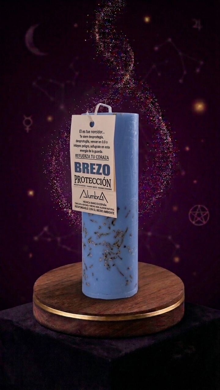 Bougie artisanale à la bruyère - Protection