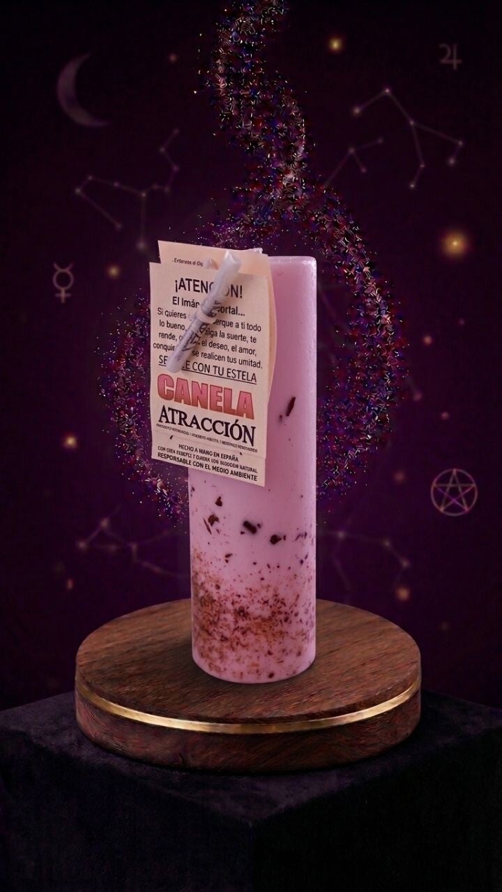 Bougie Artisanale à la Cannelle - Attraction