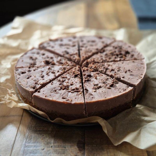 Receptblad Vegansk Cheesecake botten, alt. strössel och energibar.