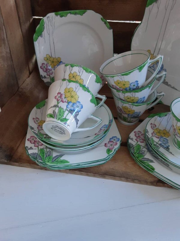 Vintage Art Deco Heathcote Trio Set