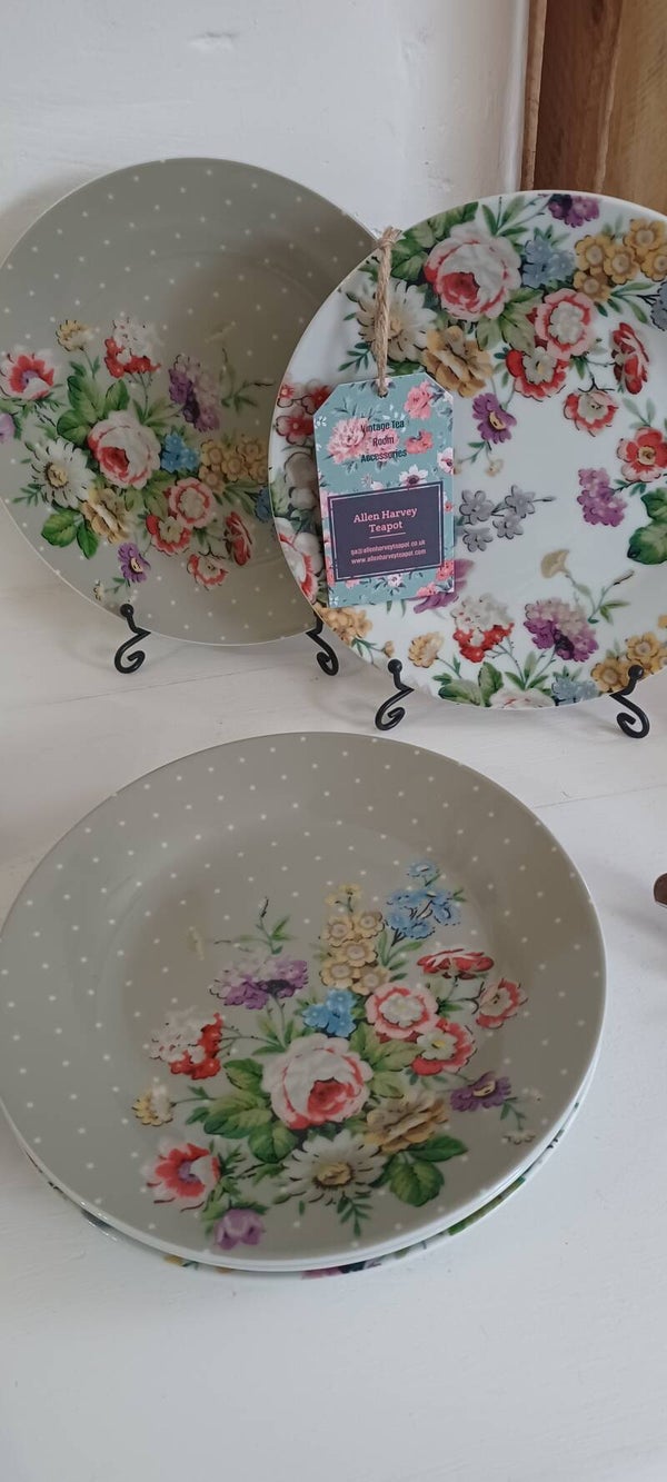 Katie Alice Floral Side Plates - Set of 5