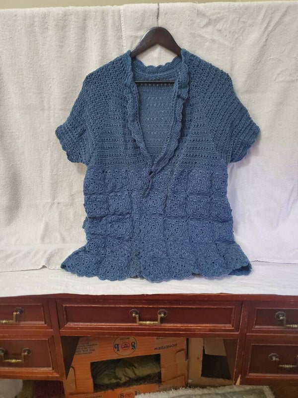 Veste - Cardigan bleu