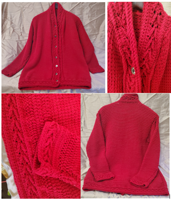 Cardigan - rouge