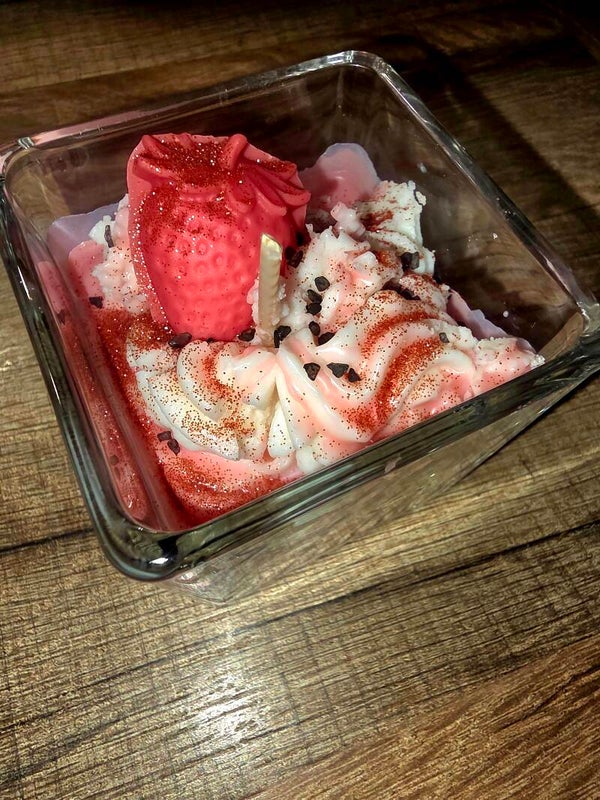 Chantilly à la fraise