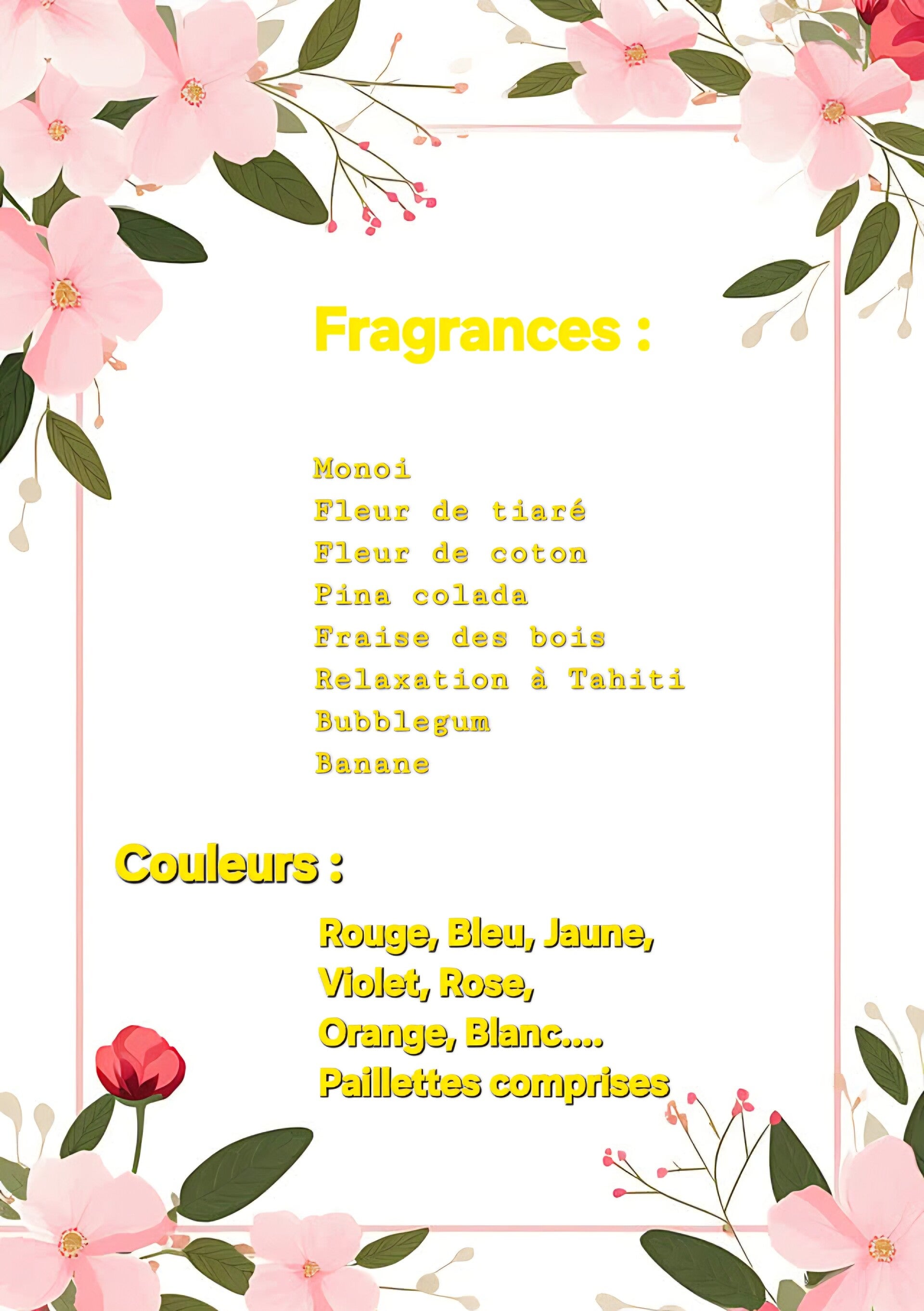 Bougie personnalisée !