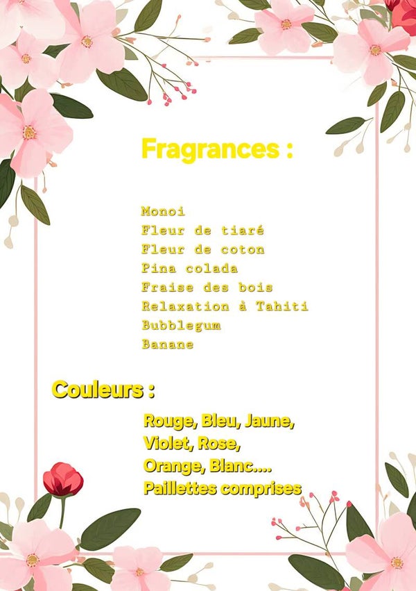 Bougie personnalisée !