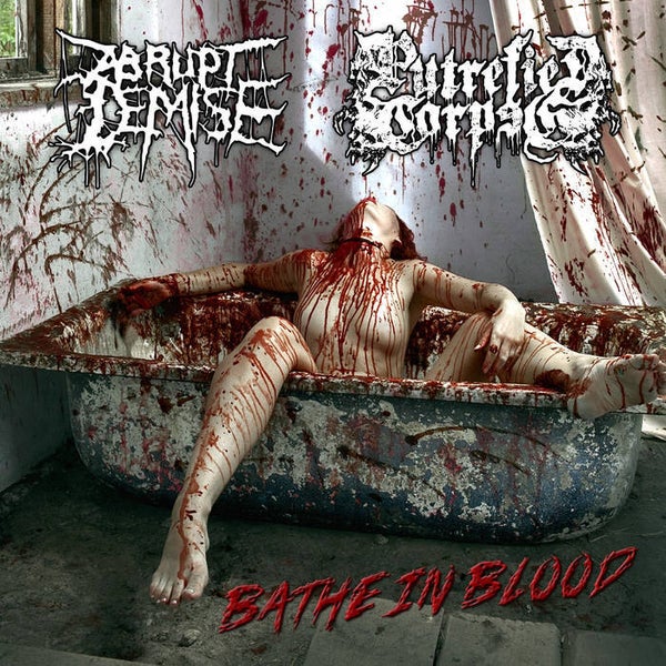 Putrefied Corpse / Abrupt Demise Split LP