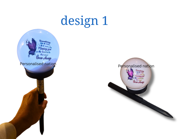 Personalised grave side gift,