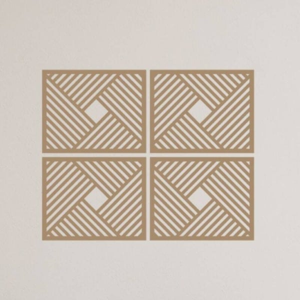 Houten rechthoeken Lina MDF