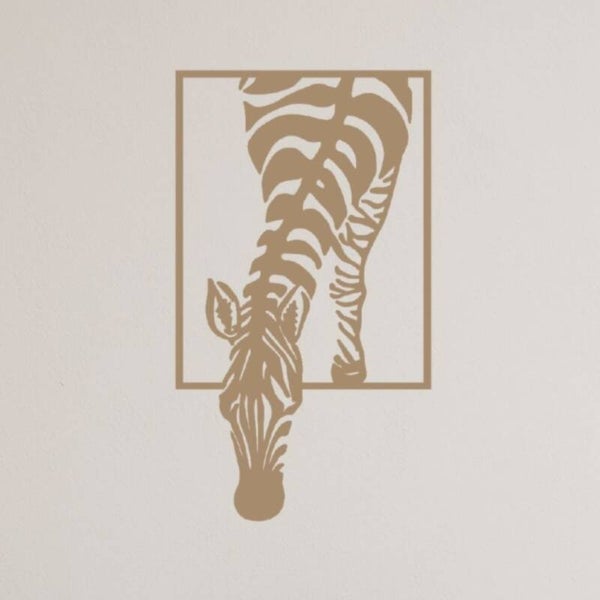 Houten zebra Nowi MDF