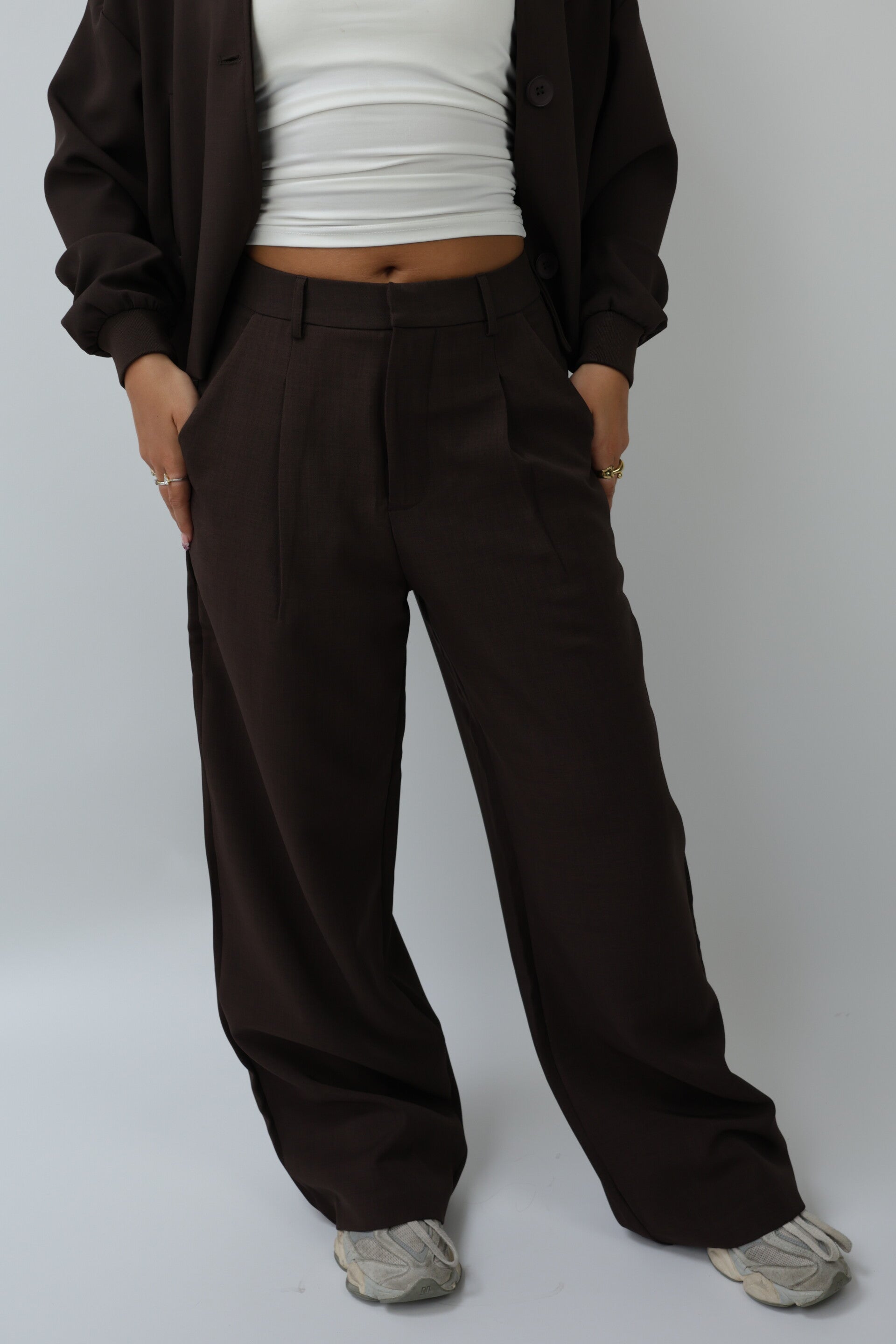 Bruine pantalon