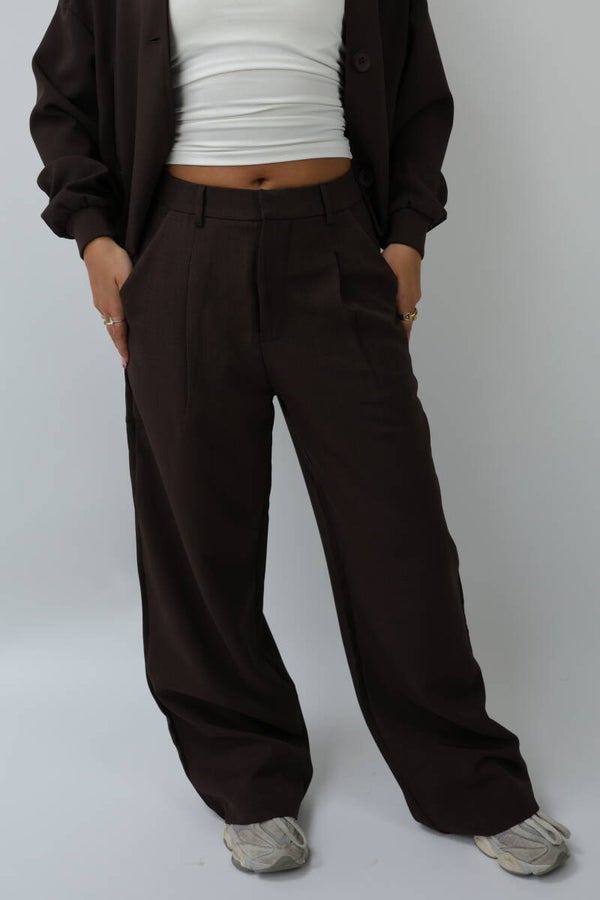 Bruine pantalon