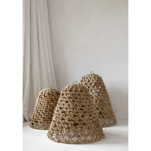 De Zeegras Hanglamp - Natural - Large