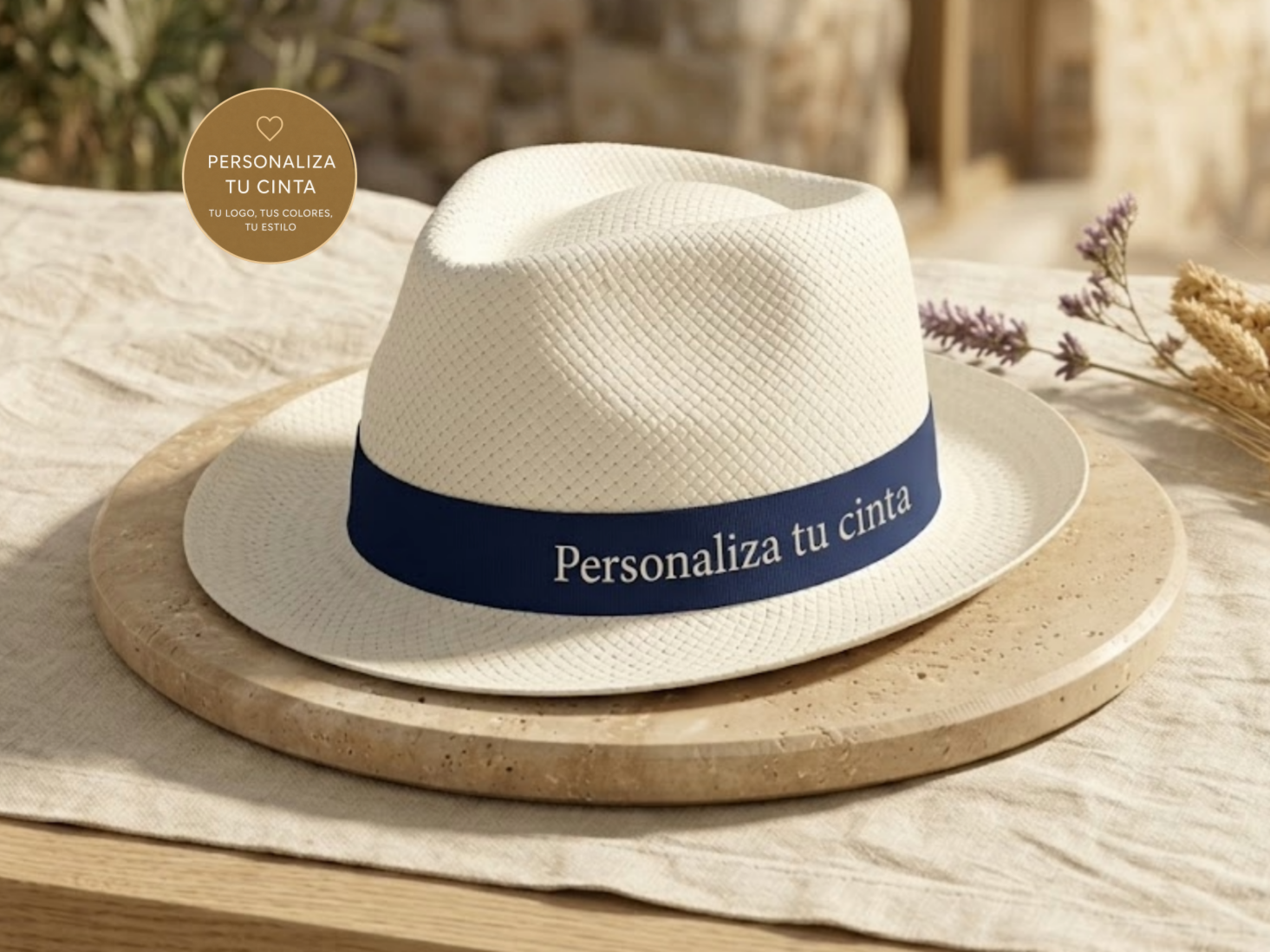 Sombrero de Fibra de Papel  "BORSALINO PAPER" – Personalización Premium