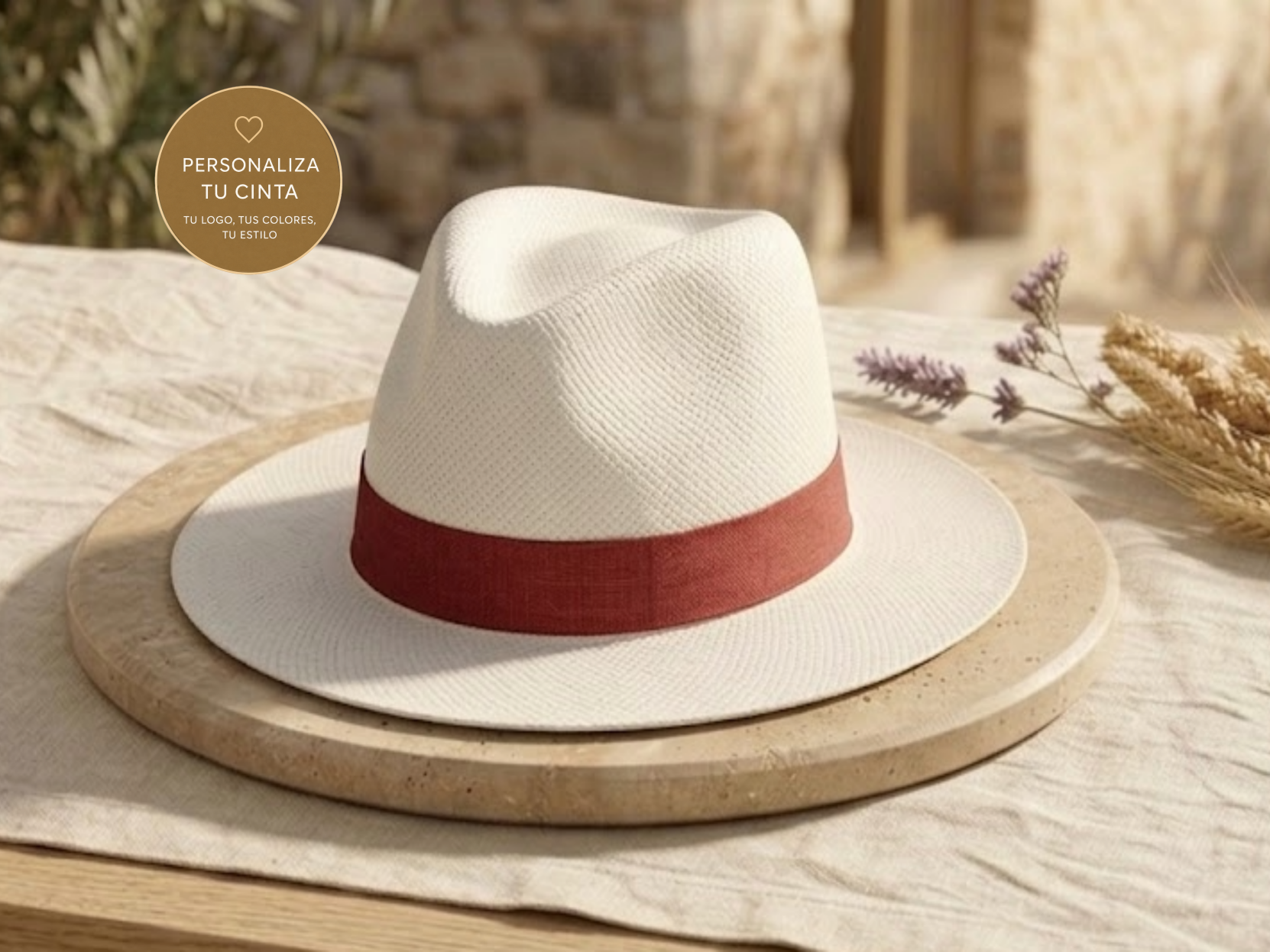 Sombrero de Fibra de Papel  "INDIANA PAPER" – Personalización Premium