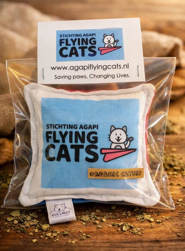 Snuffelzakje met natuurlijke catnip