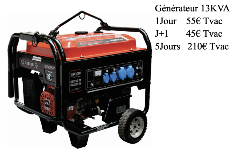 Générateur 13KVA