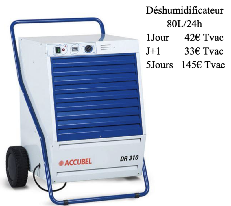 DÉSHUMIDIFICATEUR 150 L