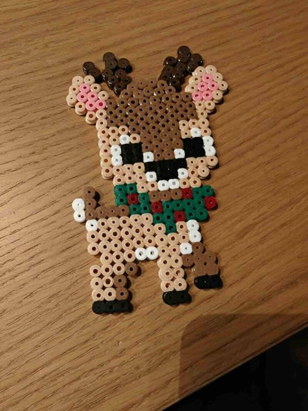 rensdyr i perler
