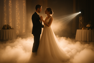 Fumée lourde effet nuage - mariage