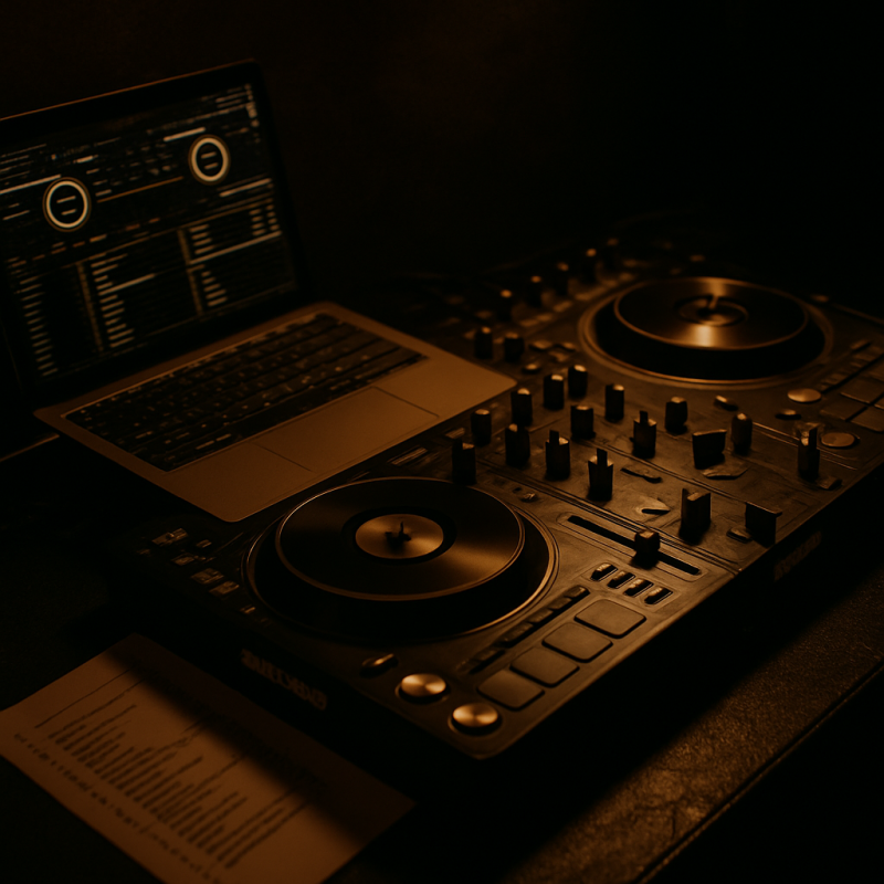 Console DJ  avec playlist personnalisée - préparation musicale sur-mesure à Bourges