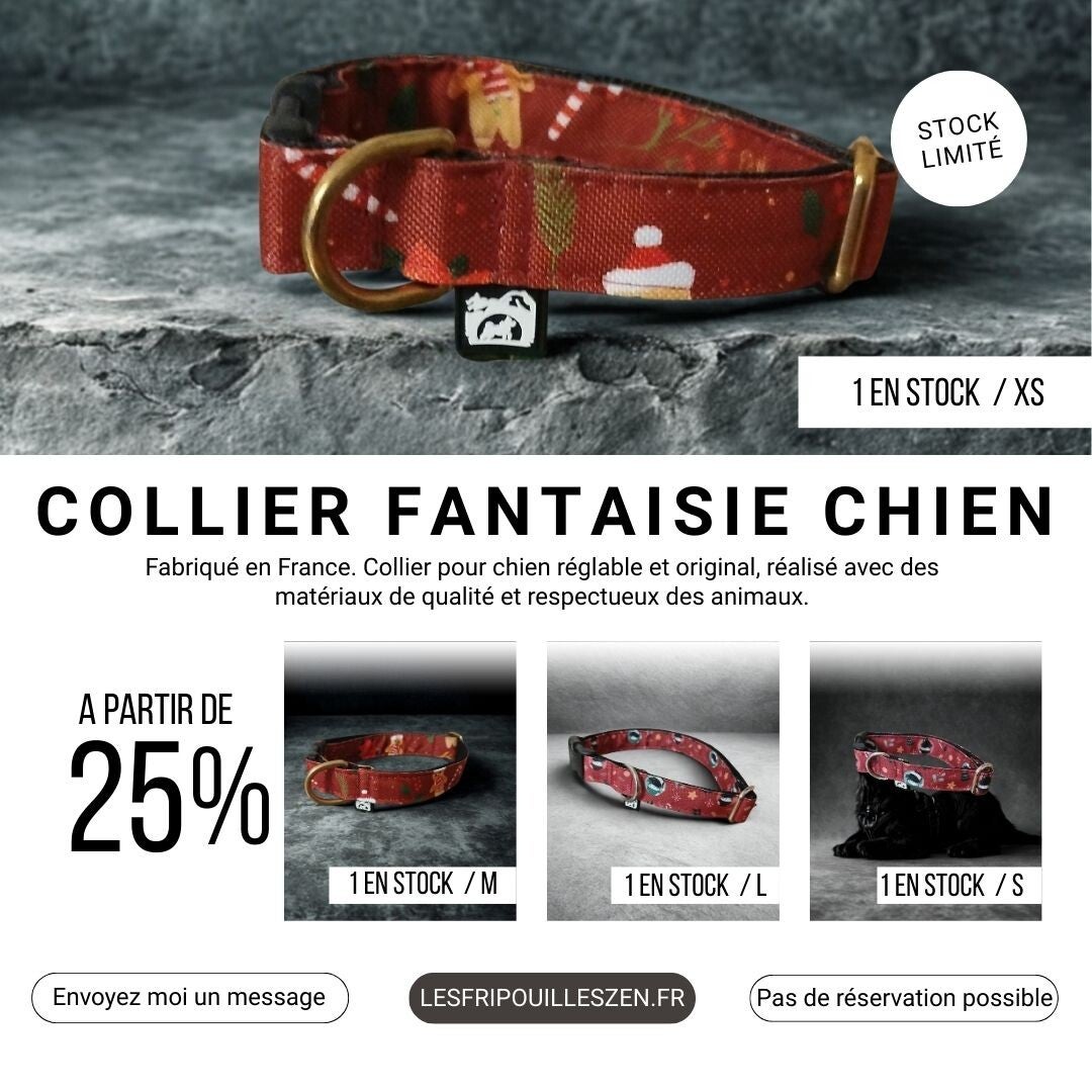 DESTOCKAGE - COLLIER FANTAISIE CHIEN