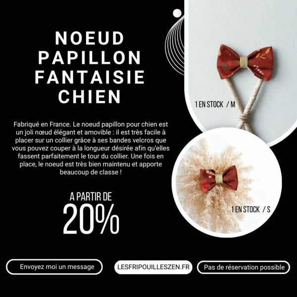 DESTOCKAGE - NOEUD PAPILLON