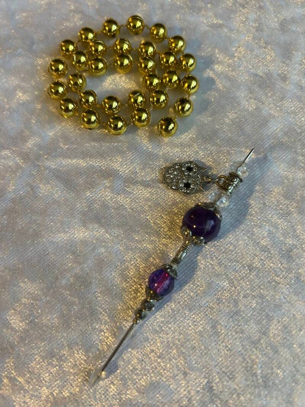 Piksitool mit Charm Lila mit Eule