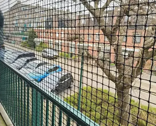 Vogelnet balkon op maat