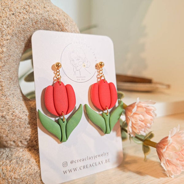 Oorbellen- Tulip