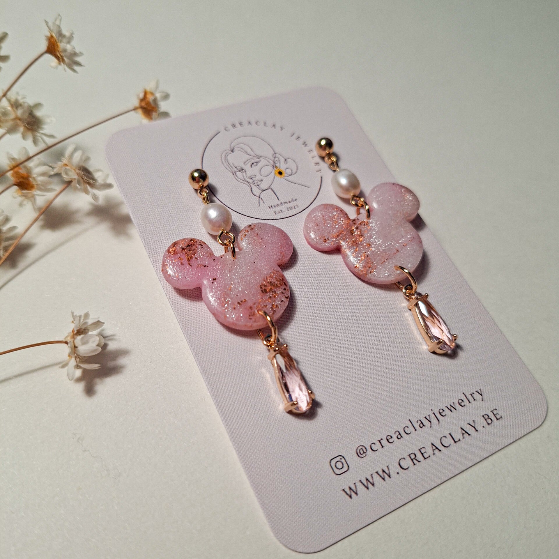 Oorbellen - Mickey shimmers