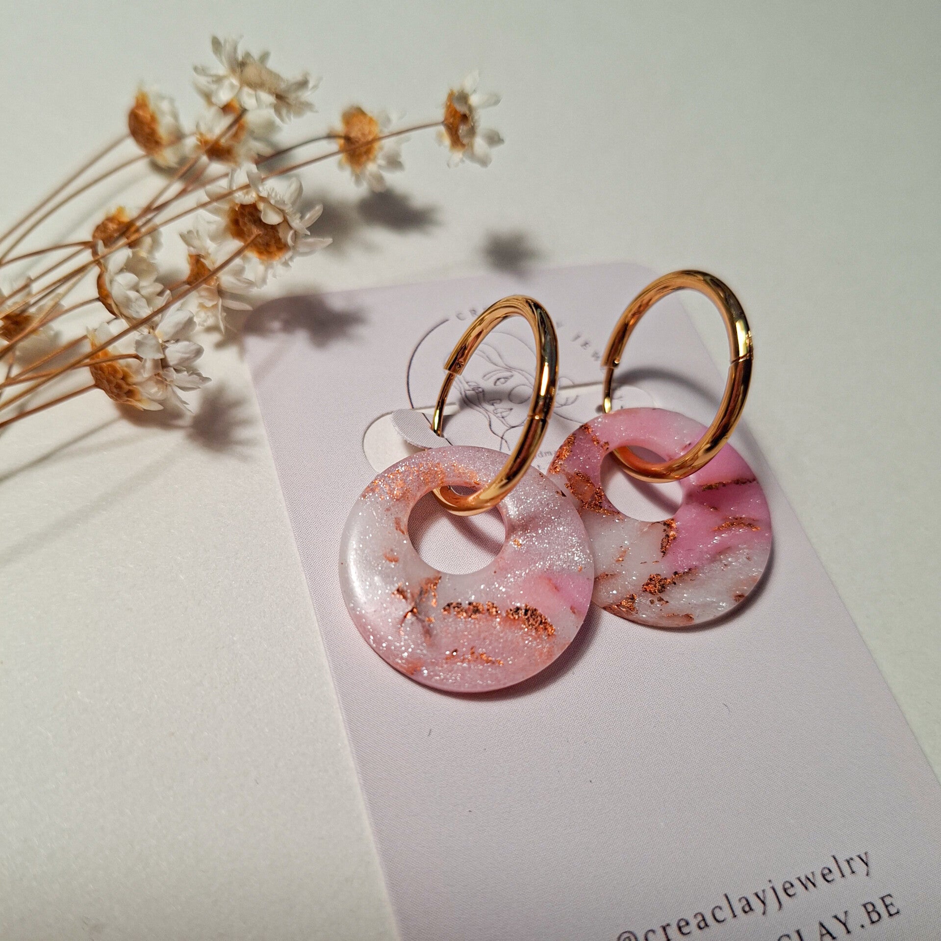 Oorbellen - Shimmer hoops