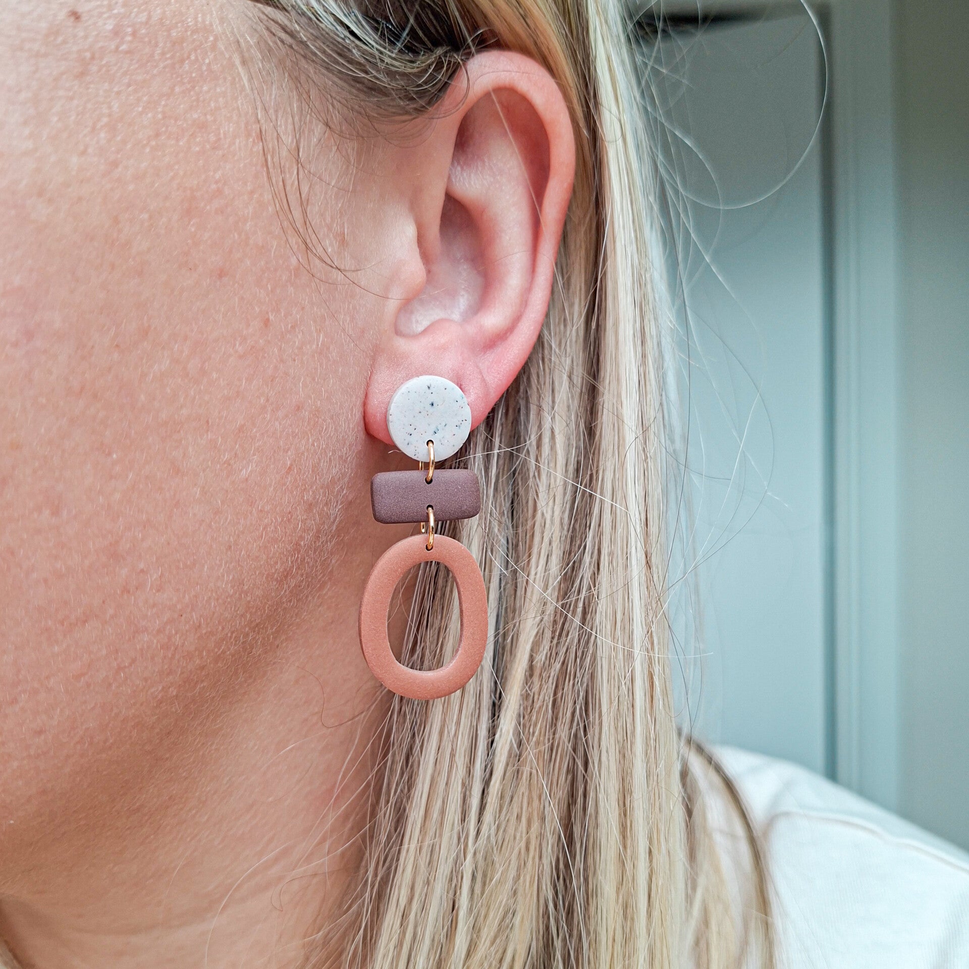 Oorbellen - Statement earth