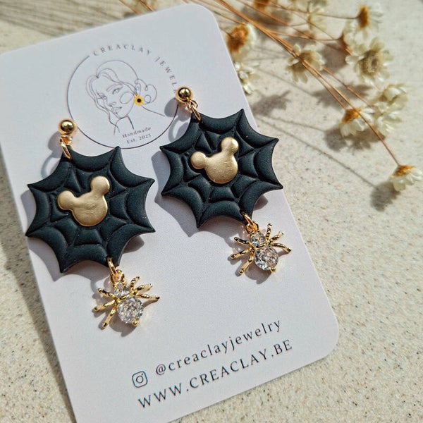Oorbellen - Spider mickey