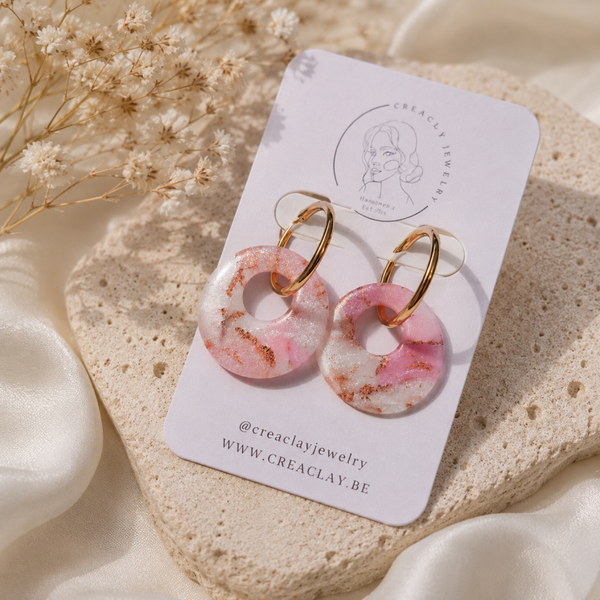 Oorbellen - Shimmer hoops