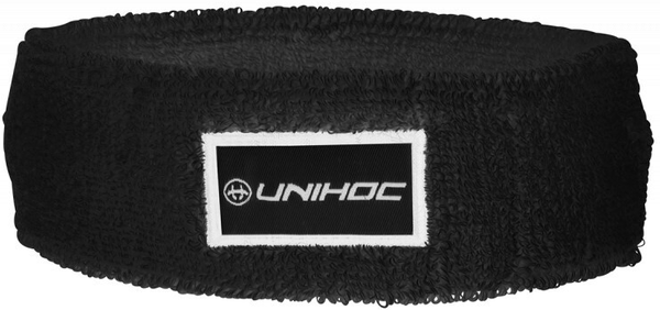UNIHOC HEADBAND TERRY MID BLACK