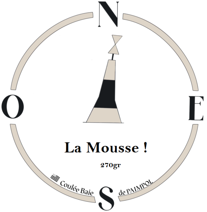 la Mousse - Bougie parfumée mèche en bois de 105GR