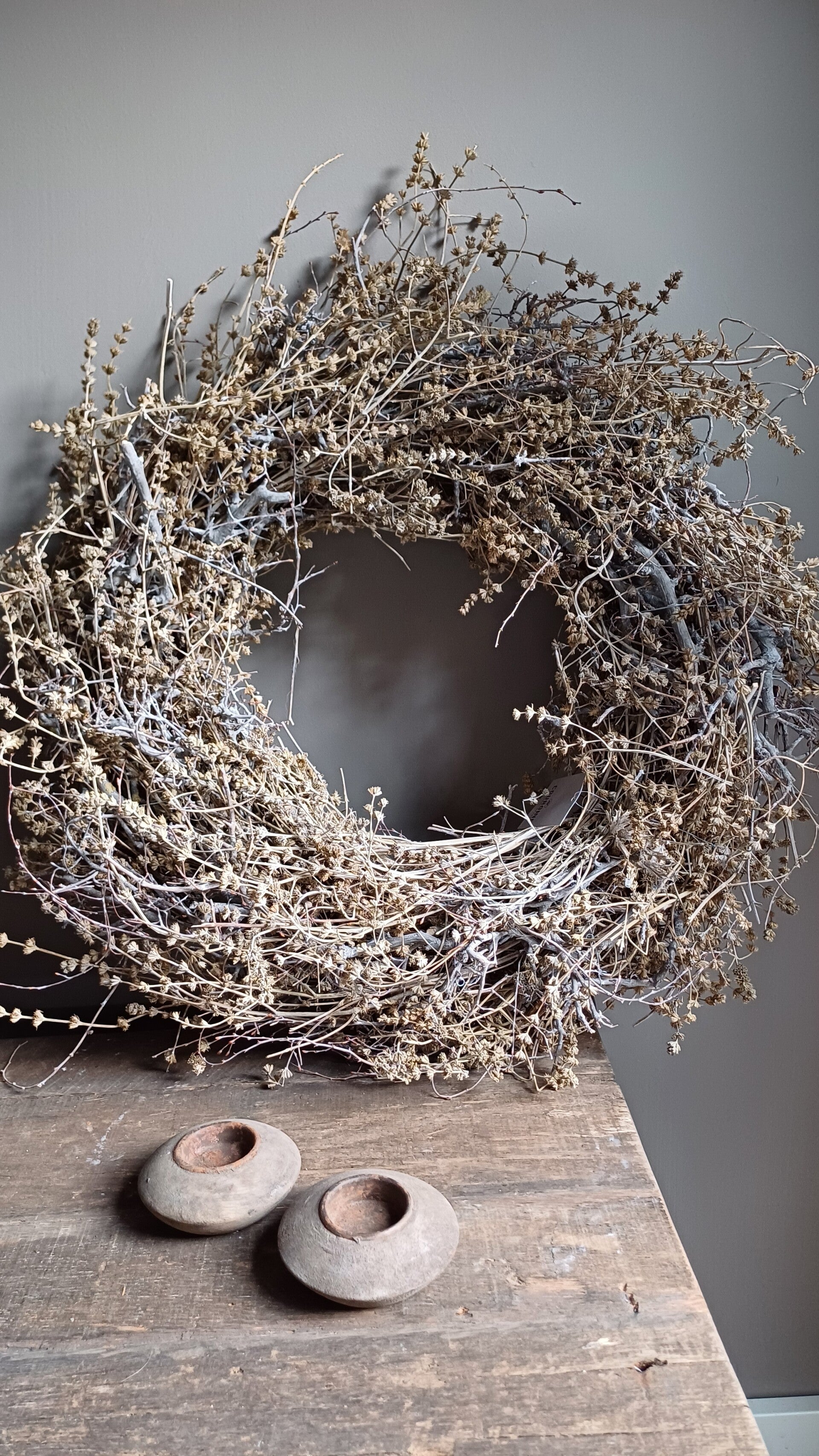 Krans wilde lavendel 60cm