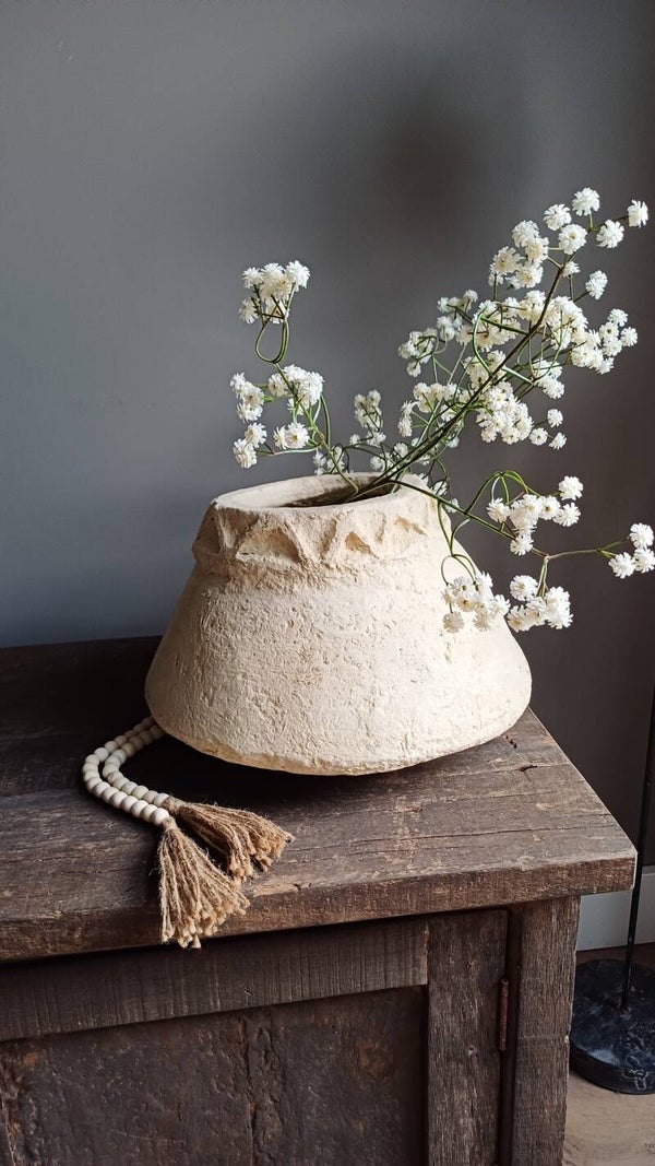 Decoratie vaas papiermaché 2