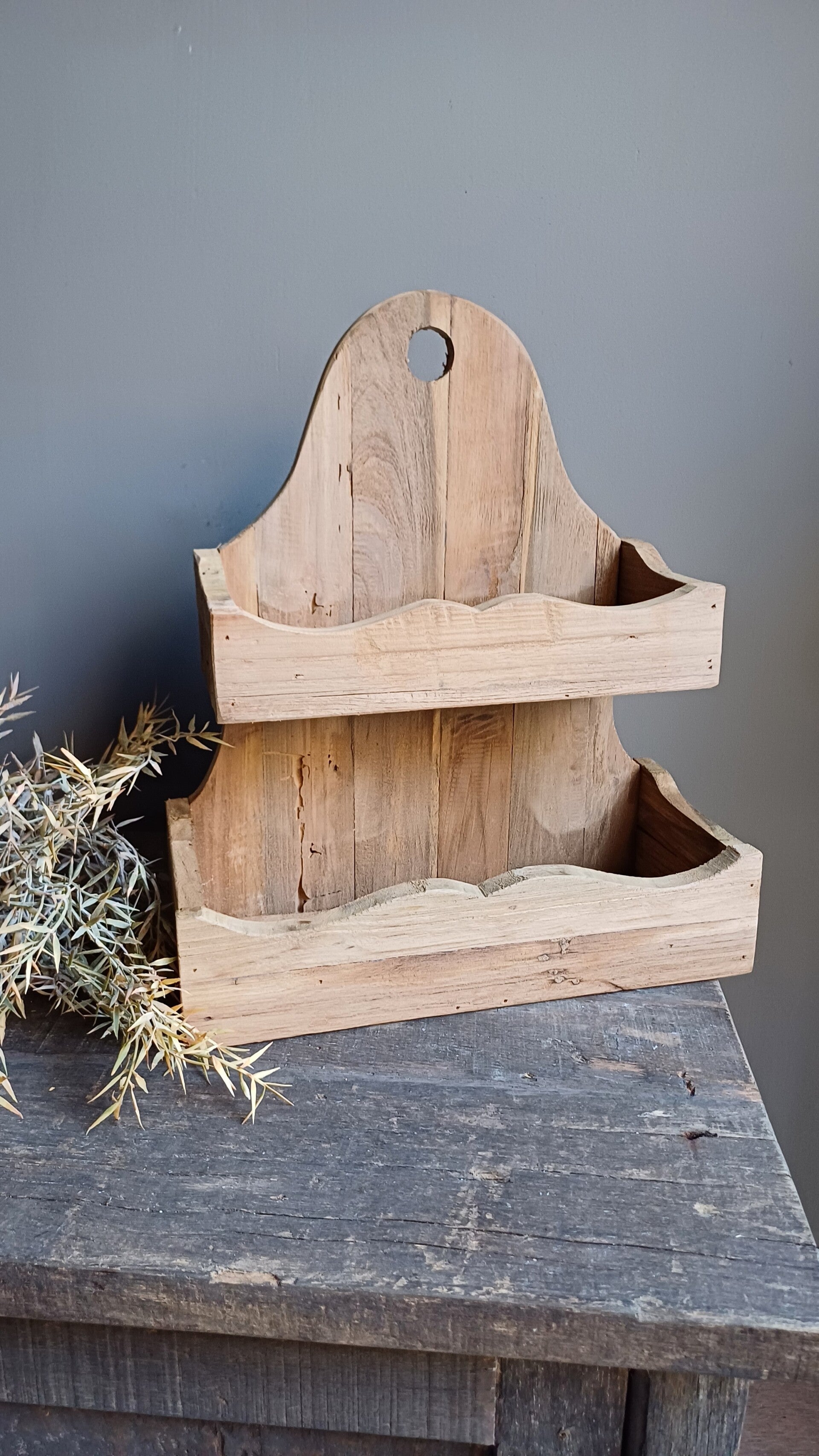 Landelijk robuust kruidenrekje