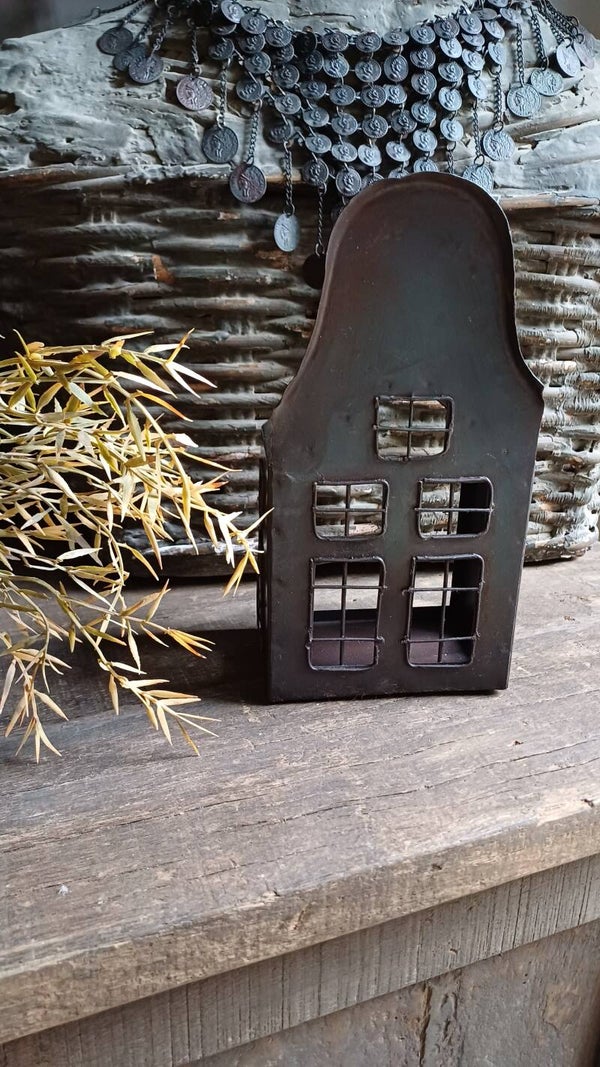 Grachten huisje metaal 3