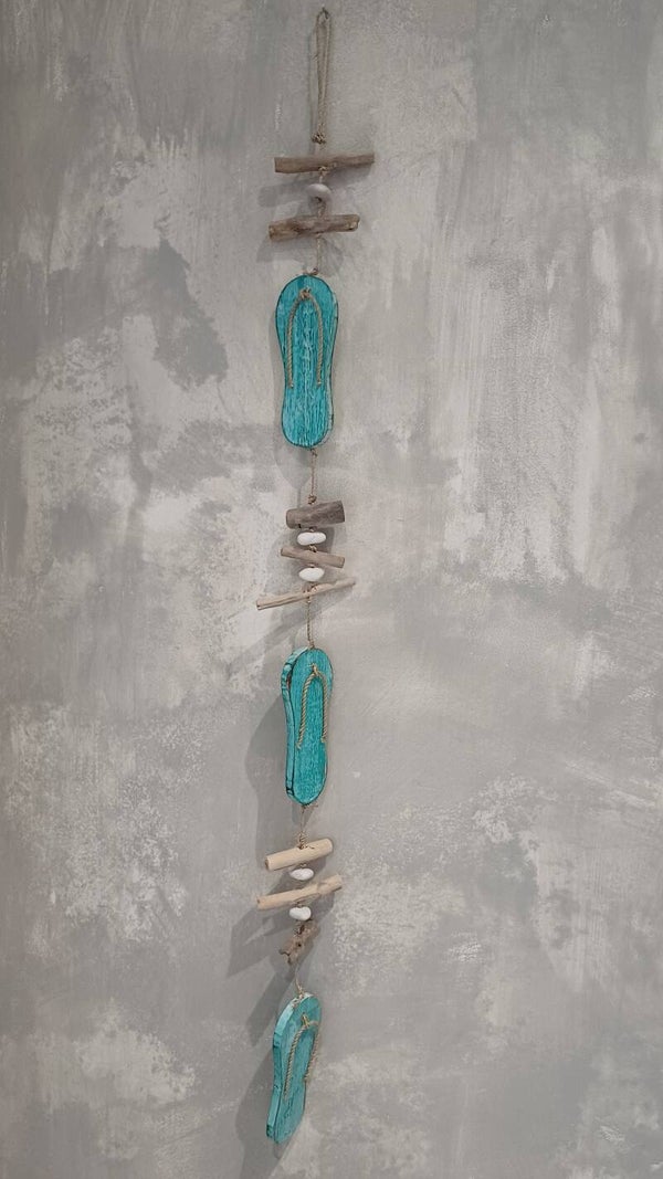 Guirlande van hout, slipper model