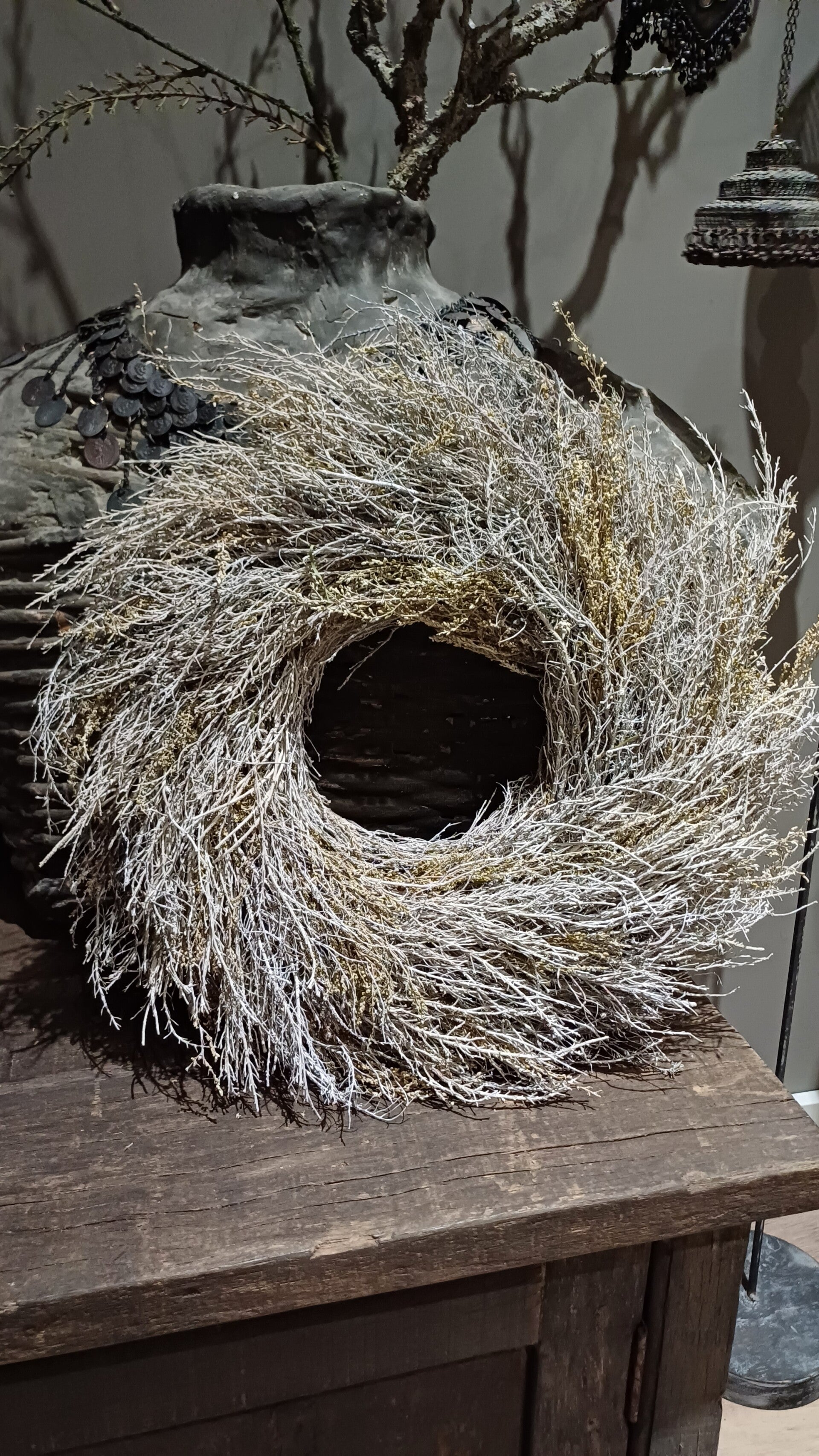 Wilde twijgen krans.