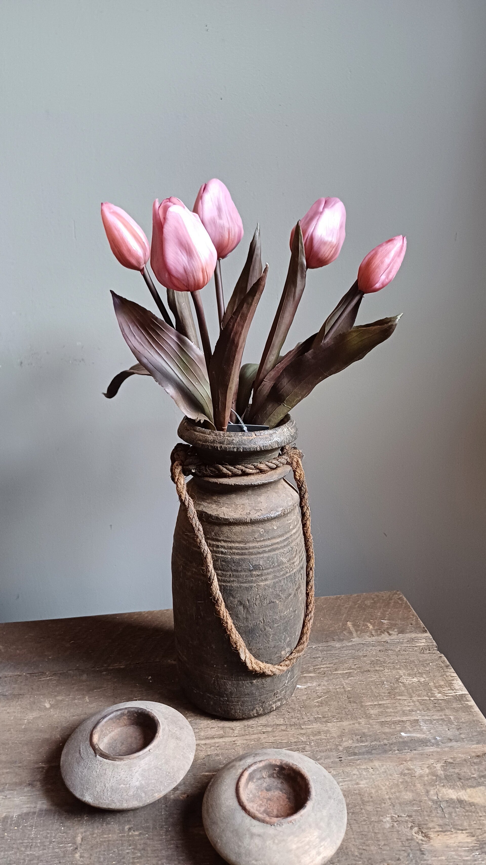 Bosje kunst tulpen (rose)