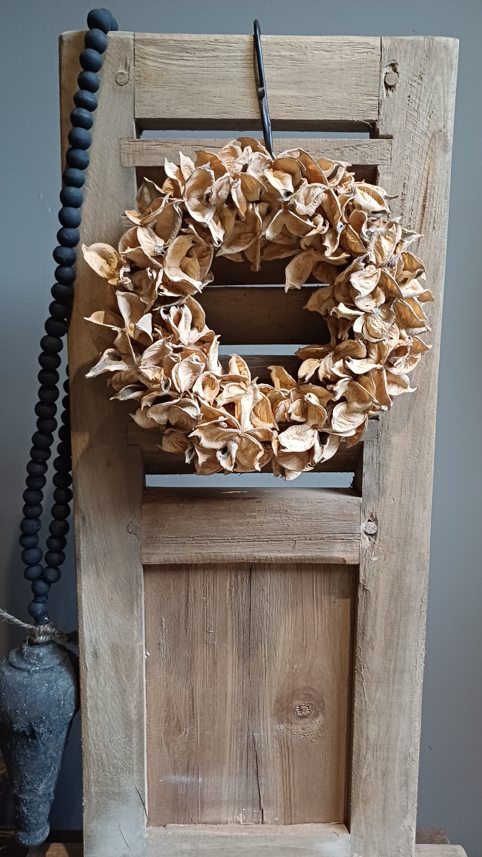 Krans cotton pod 20cm