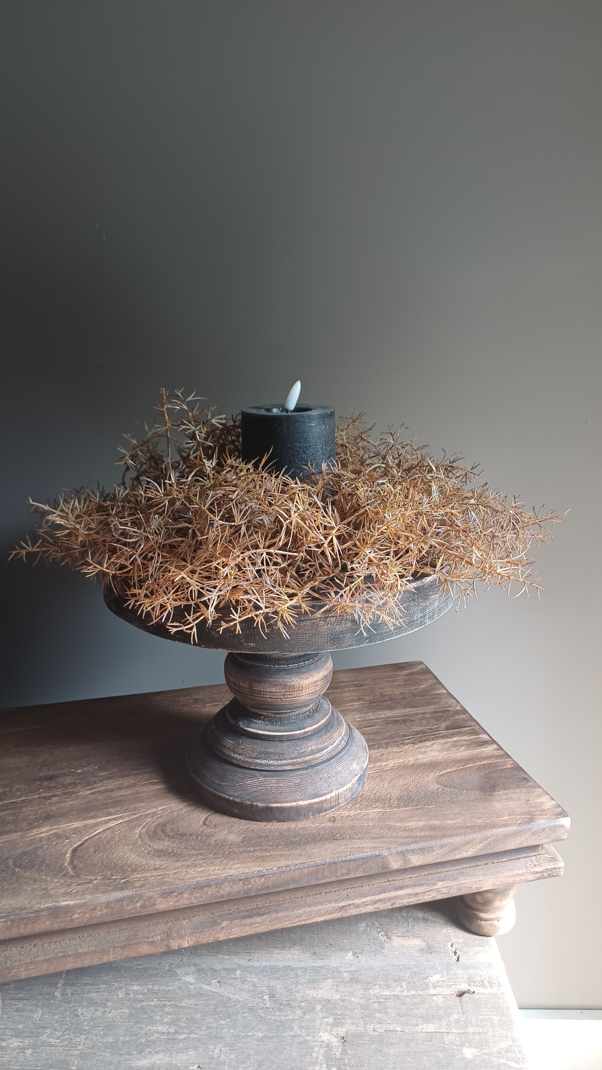 Krans van kunst takken