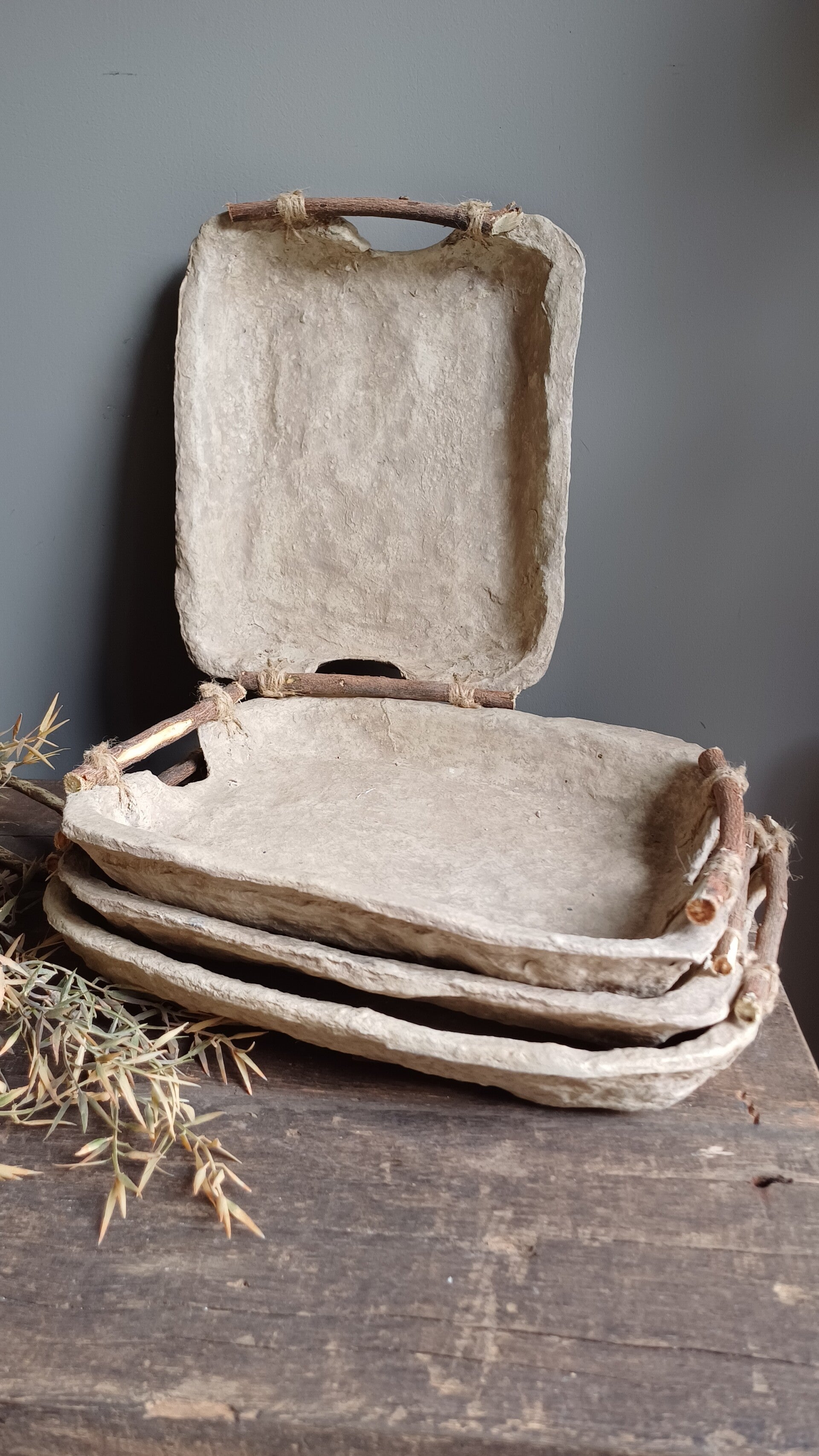 Plateau chad papier mache