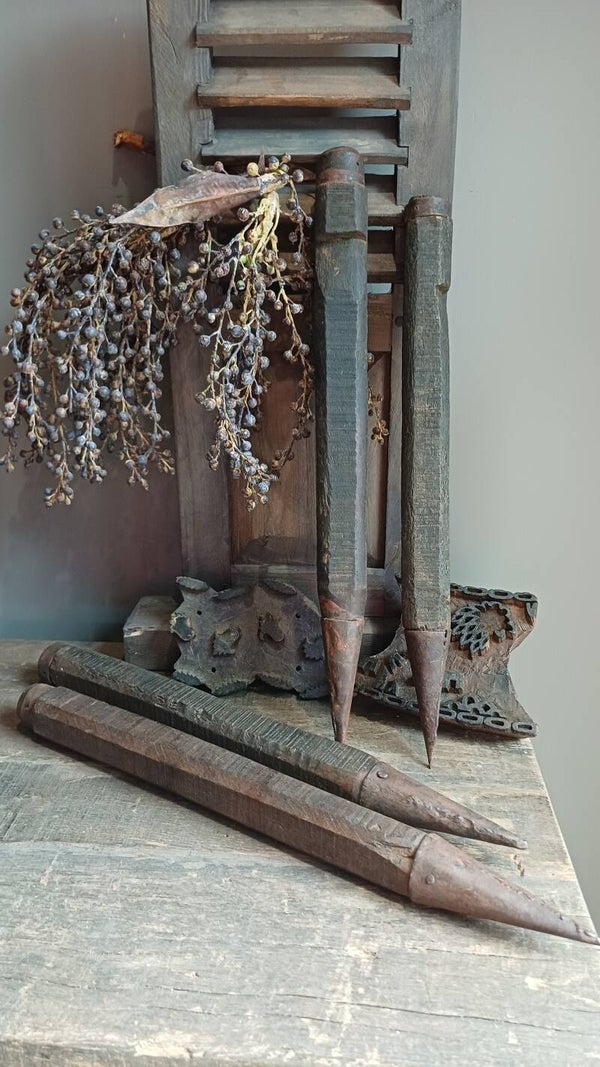 Decoratie houten spies